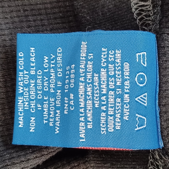 UNK NBA BLUE LABEL YOUTH MED BLACK THERMAL WAFFLE KNIT L/S CHICAGO BULLS SHIRT - Picture 6 of 8